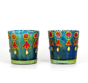 Jasmine Handmade Scented Soy Candle- D | Set of 2 - Ankansala