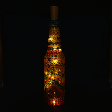 Ornamental Hand Painted Decorative Bottle Vase - Ankansala