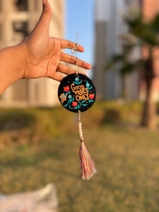 Good Vibes Only Hand-Painted Travel Charm - Ankansala