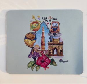 Delhi Vibes Mouse Pad | Desk Accessory for Office & Home - Ankansala