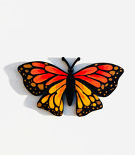 Red & yellow butterfly fridge magnet