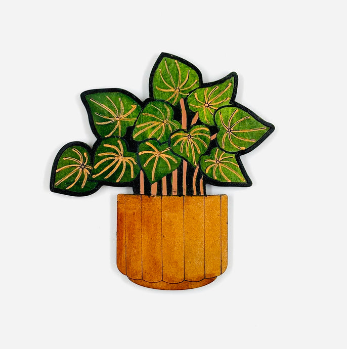 Tropical plant magnet 