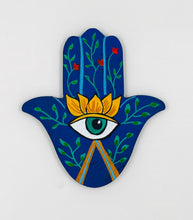 Hamsa hand evil eye fridge magnet