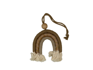 Boho Bliss Macrame Charm – Handmade Crochet Tassel Accessory - Ankansala