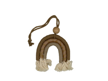 Boho Bliss Macrame Charm – Handmade Crochet Tassel Accessory - Ankansala