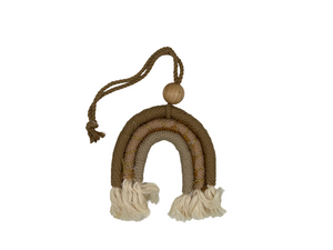 Boho Bliss Macrame Charm – Handmade Crochet Tassel Accessory - Ankansala