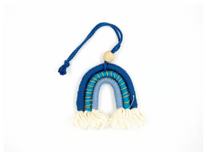 Boho Bliss Macrame Charm – Handmade Crochet Tassel Accessory - Ankansala