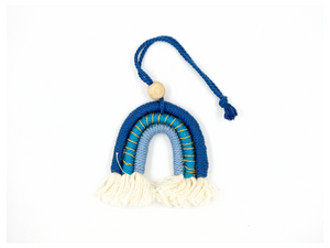 Boho Bliss Macrame Charm – Handmade Crochet Tassel Accessory - Ankansala