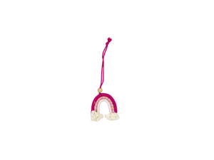 Boho Bliss Macrame Charm – Handmade Crochet Tassel Accessory - Ankansala