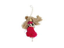 Whimsy Woven Doll – Handmade Macrame Charm for Wall or Tote
