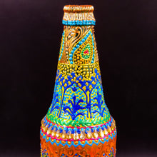 Rainbow Love Hand Painted Decorative Bottle Vase - Ankansala