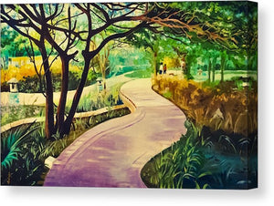 Green Corner- Fine Art Canvas Print- Wall Art - Ankansala