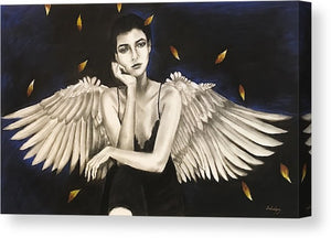 Pondering Angel-  Fine Art Canvas Print- Wall Art - Ankansala