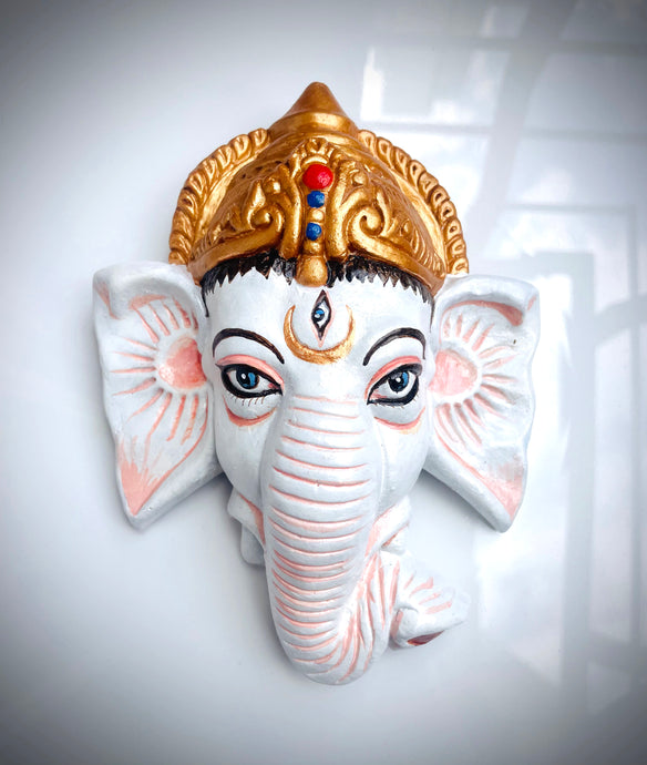 Terracotta Lord Ganesh Face Wall Hanging