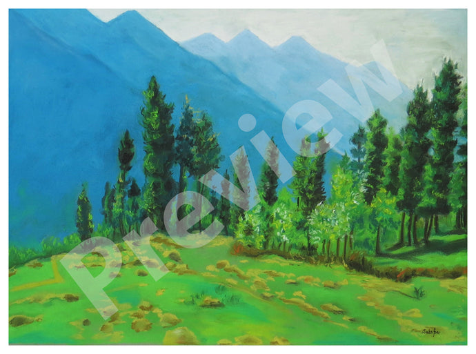 Mountain Calling-  Fine Art Canvas Print- Wall Art - Ankansala