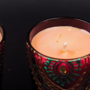 Rose Handmade Scented Soy Candle-C | Set of 2 - Ankansala