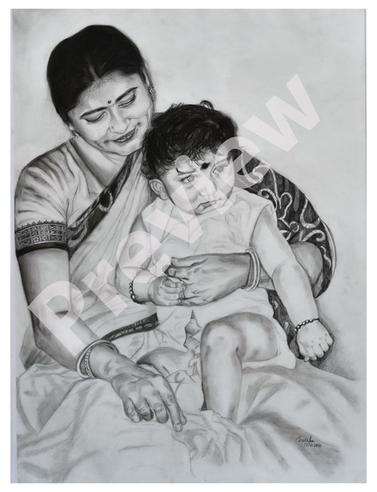 Touch- Fine Art Canvas Print- Wall Art - Ankansala