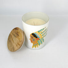 Tribal Lady Rose Scented Soy Candle - Ankansala