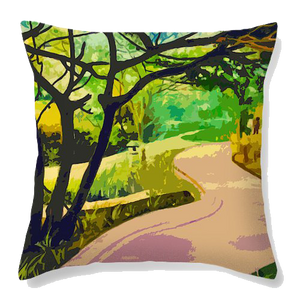 Green corner Velvet Cushion Cover - Ankansala