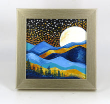 Starry night original painting for wall